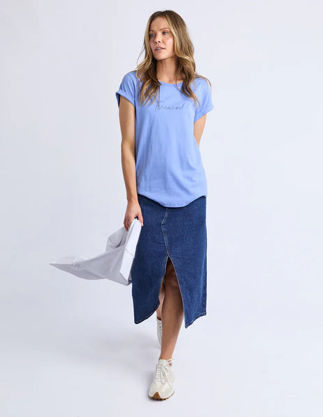 Foxwood - SIGNATURE TEE - NEON BLUE