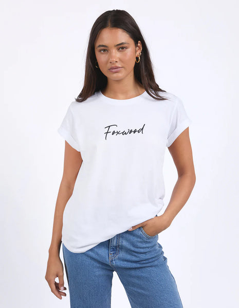 Foxwood - SIGNATURE TEE - WHITE