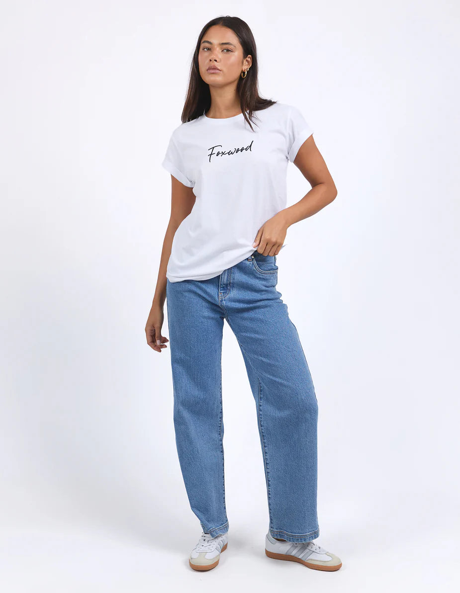 Foxwood - SIGNATURE TEE - WHITE