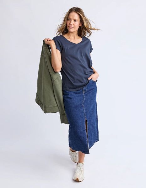 Foxwood - Manly Vee Tee - NAVY