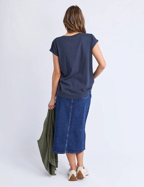 Foxwood - Manly Vee Tee - NAVY