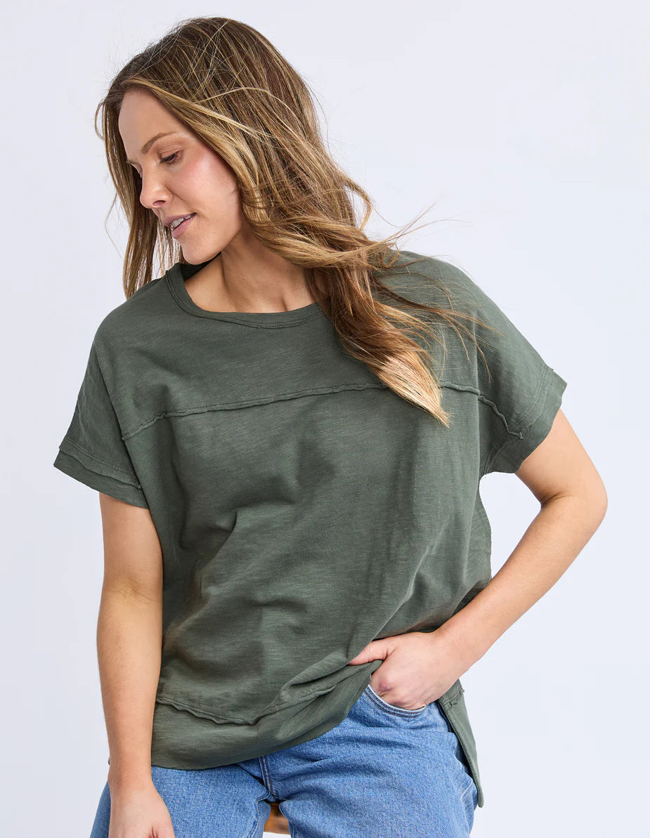 Foxwood - ALLISON TEE -KHAKI
