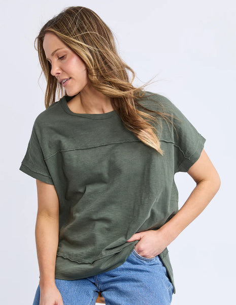 Foxwood - ALLISON TEE -KHAKI
