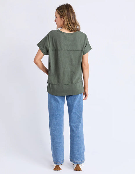 Foxwood - ALLISON TEE -KHAKI