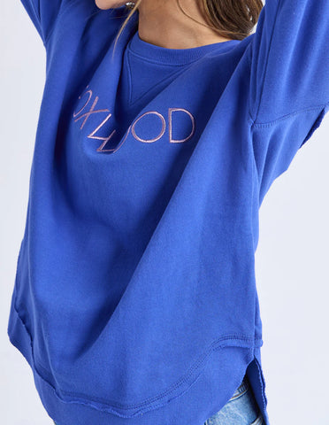 Foxwood - Simplified Crew -METALLIC ON BLUE