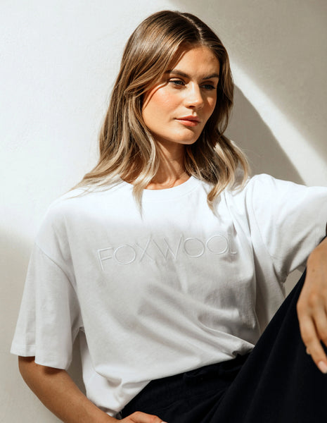Foxwood -  SIMPLIFIED TEE - WHITE
