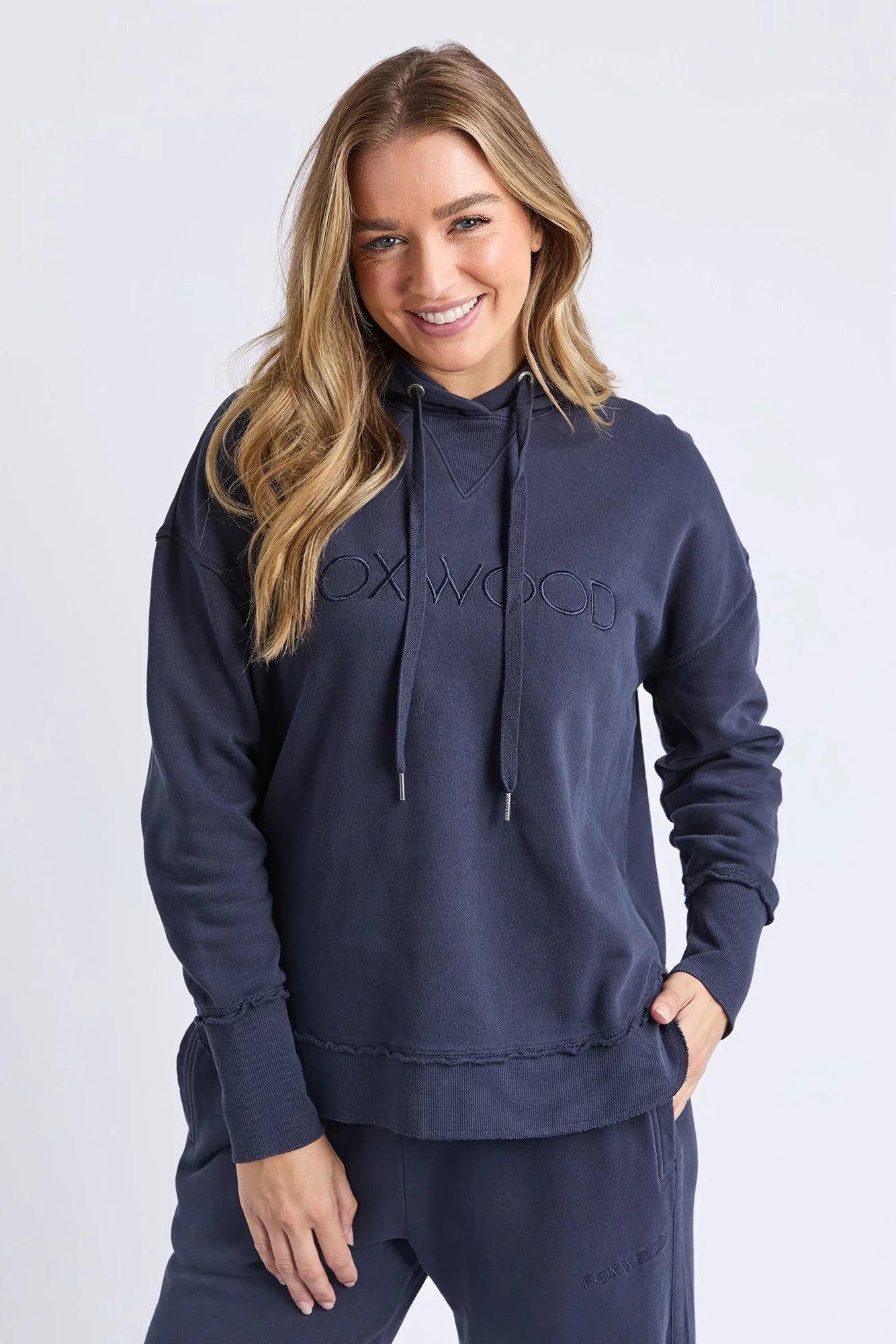 Foxwood - Simplified Hoodie - NAVY