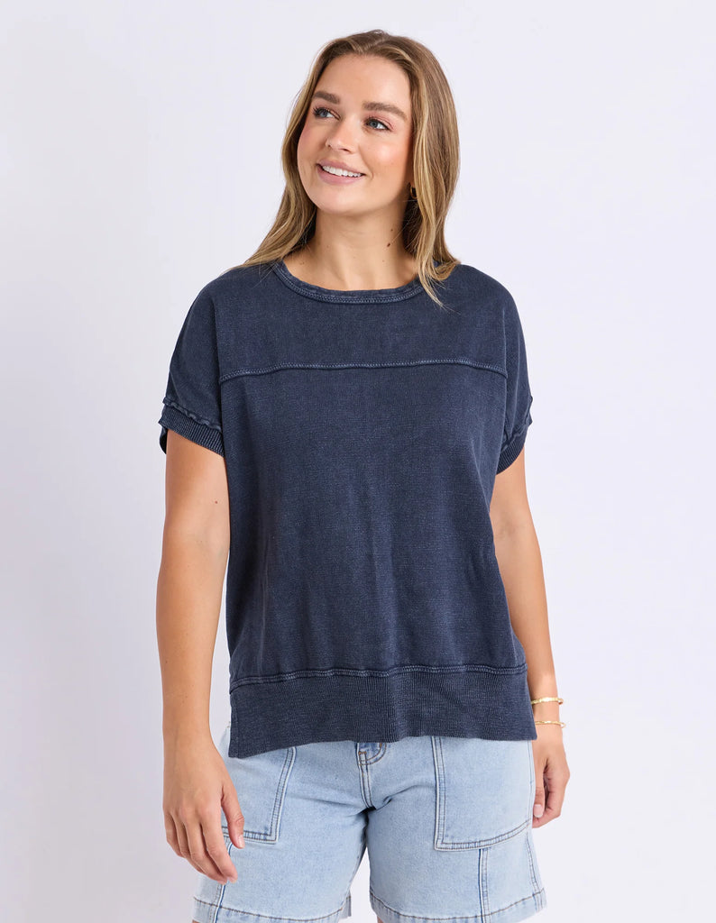 FOXWOOD - ALLISON KNIT - DARK SAPPHIRE