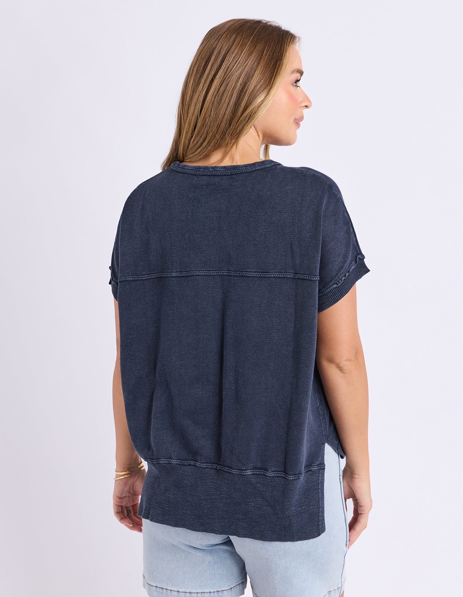 FOXWOOD - ALLISON KNIT - DARK SAPPHIRE
