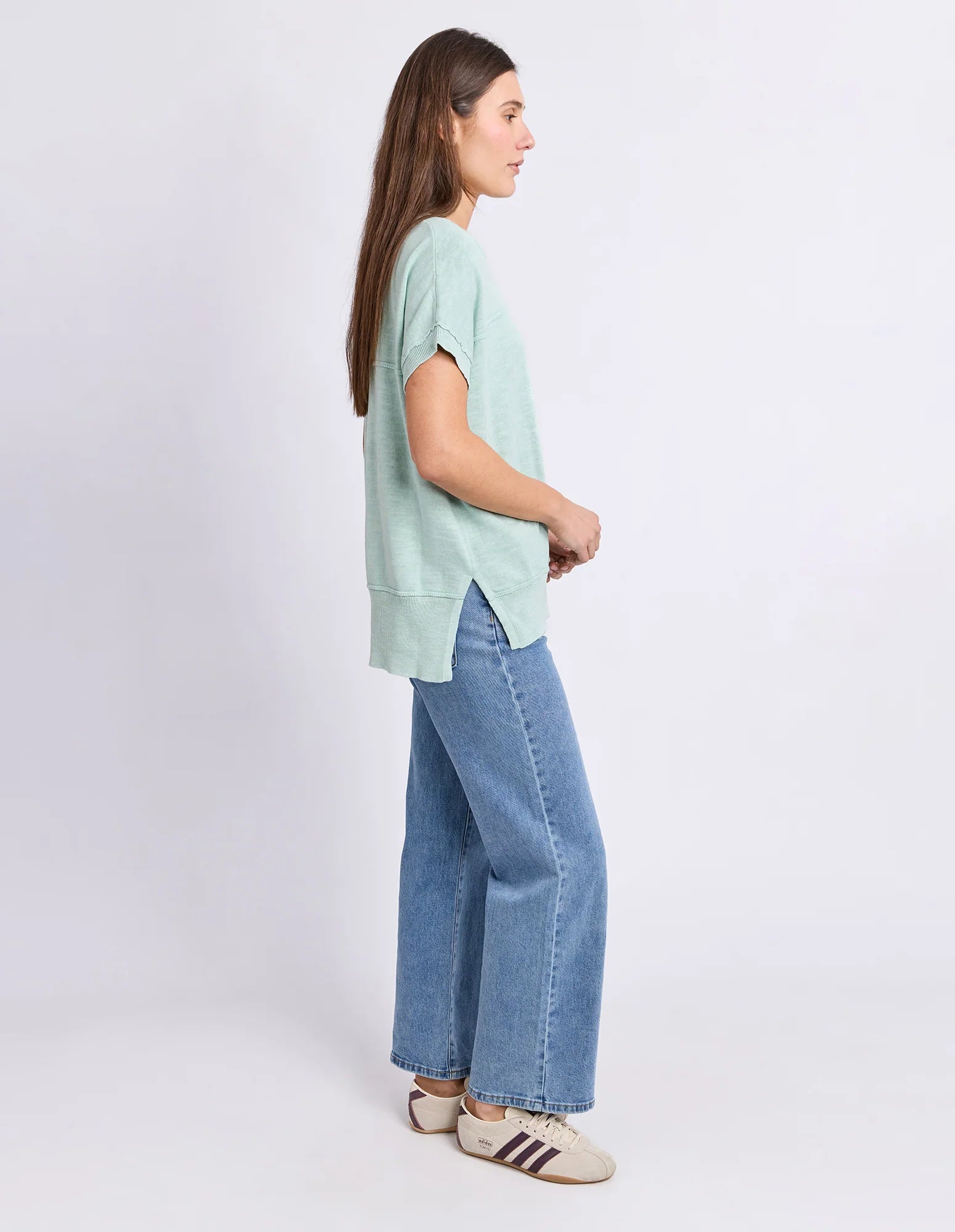 FOXWOOD - ALLISON KNIT - SUBDUED MINT
