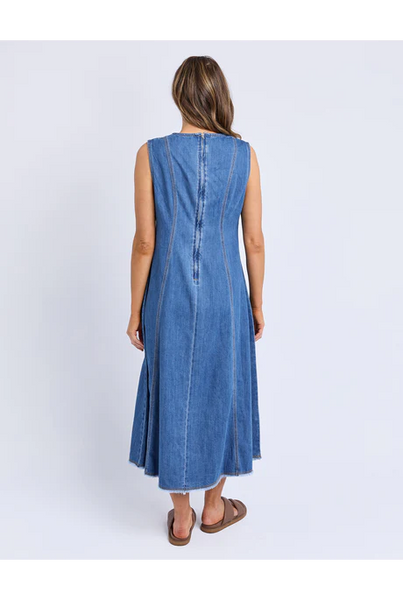 Foxwood - SOLENE DENIM DRESS - BLUE