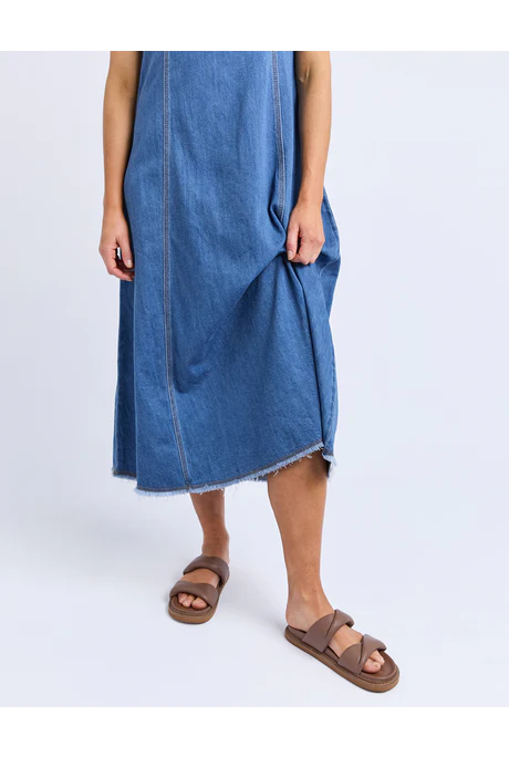 Foxwood - SOLENE DENIM DRESS - BLUE
