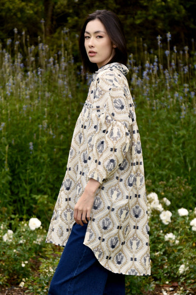 CURATE - SOMETHING BORROWED SHIRT - IVORY EMBROIDERY