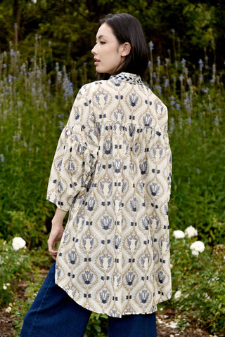 CURATE - SOMETHING BORROWED SHIRT - IVORY EMBROIDERY