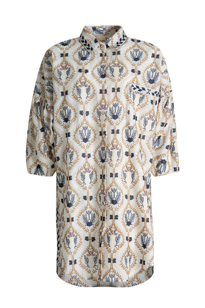 CURATE - SOMETHING BORROWED SHIRT - IVORY EMBROIDERY