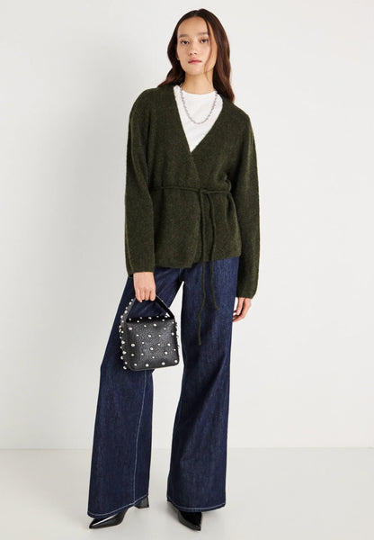 MSCH - MIABELLE HOPE WRAP CARDIGAN - ROSIN MELANGE