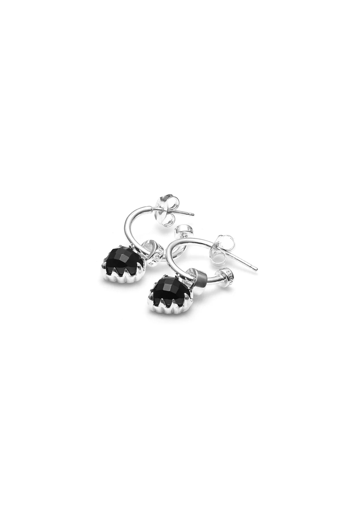 Stolen - Love Anchor Earrings - Onyx