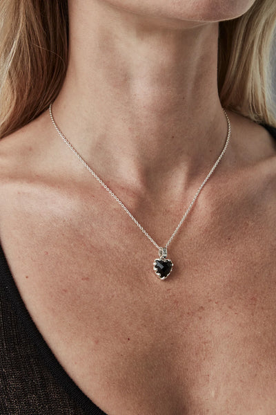 STOLEN - MINI LOVE CLAW NECKLACE - ONYX