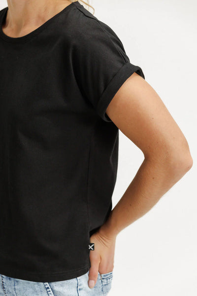 Homelee  JACKIE TEE - BLACK