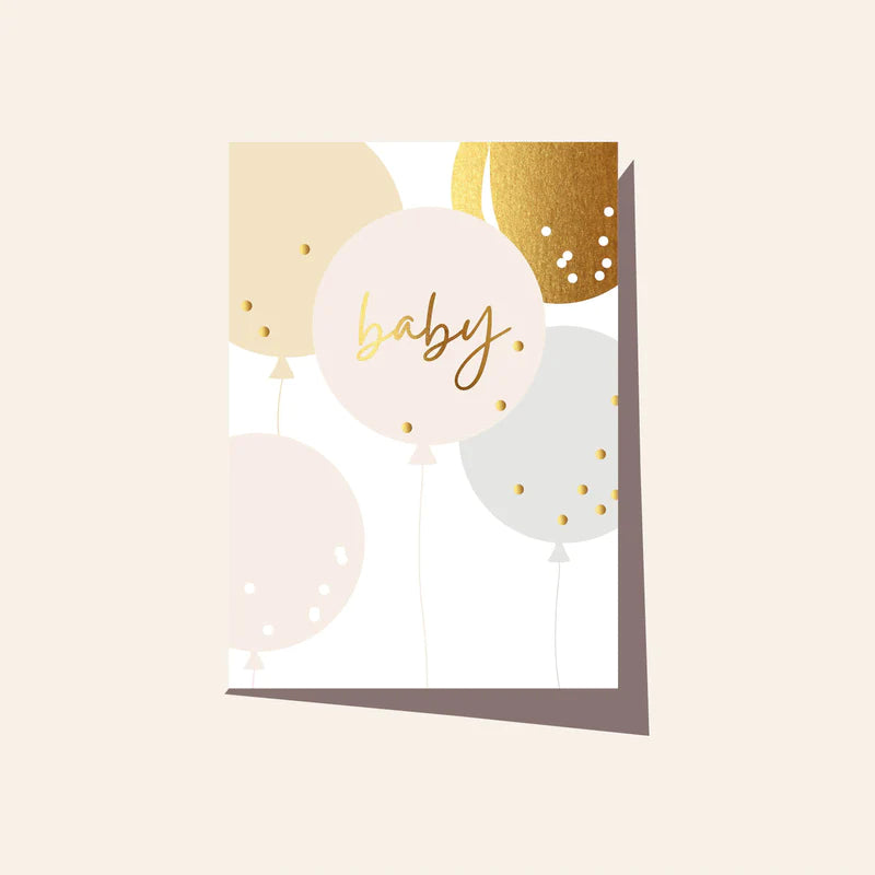 Elm Paper | Card | Baby Balloon Natural