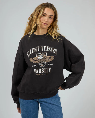 Silent Theory - AUTHENTIC CREW - WASHED BLACK