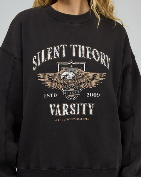 Silent Theory - AUTHENTIC CREW - WASHED BLACK