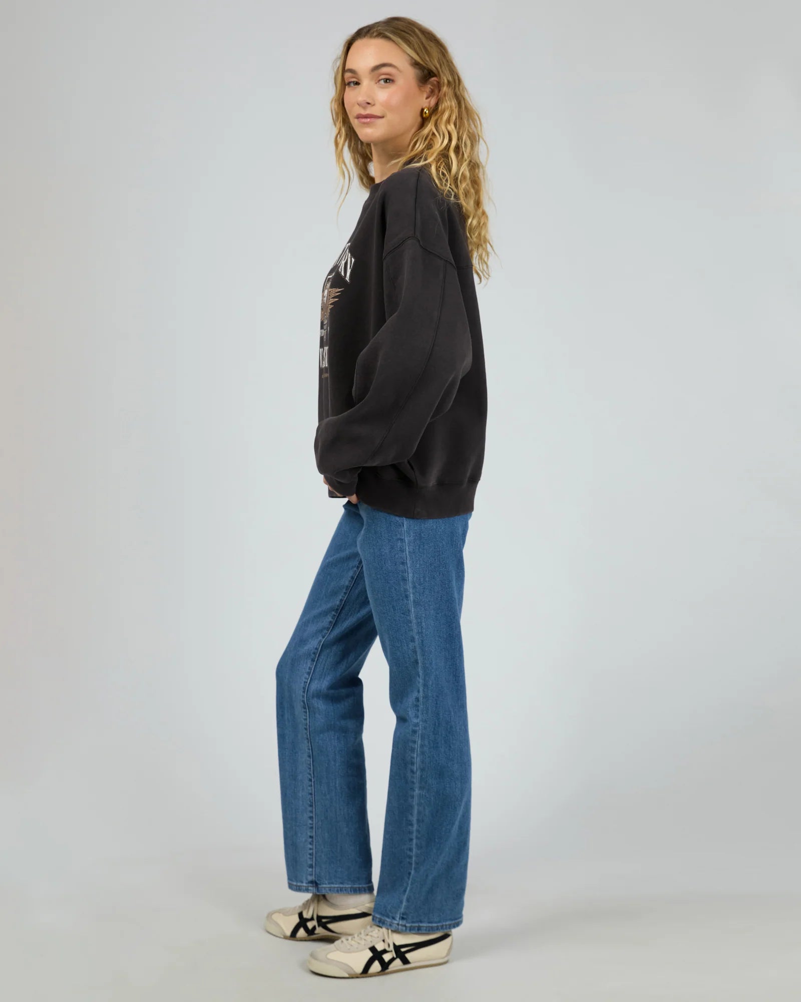 Silent Theory - AUTHENTIC CREW - WASHED BLACK