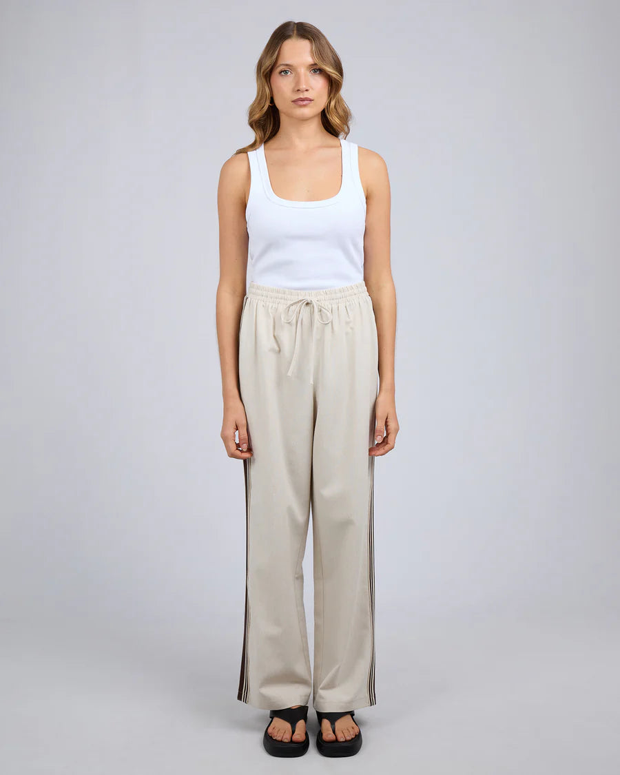 SILENT THEORY - MATILDA LINEN PANT - NATURAL