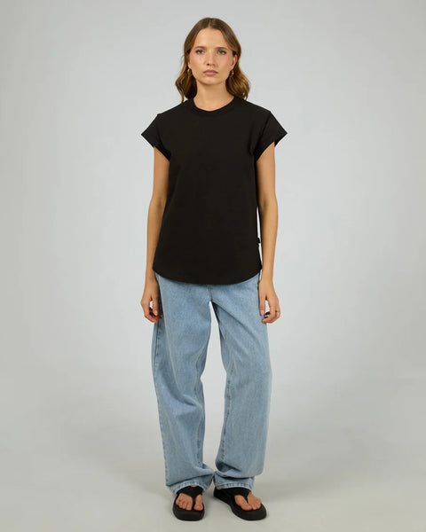 Silent Theory - ESSENTIAL TEE  - BLACK