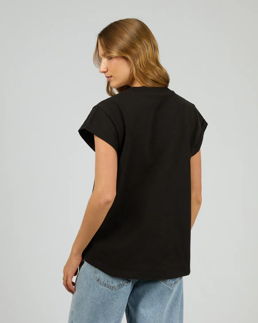 Silent Theory - ESSENTIAL TEE  - BLACK