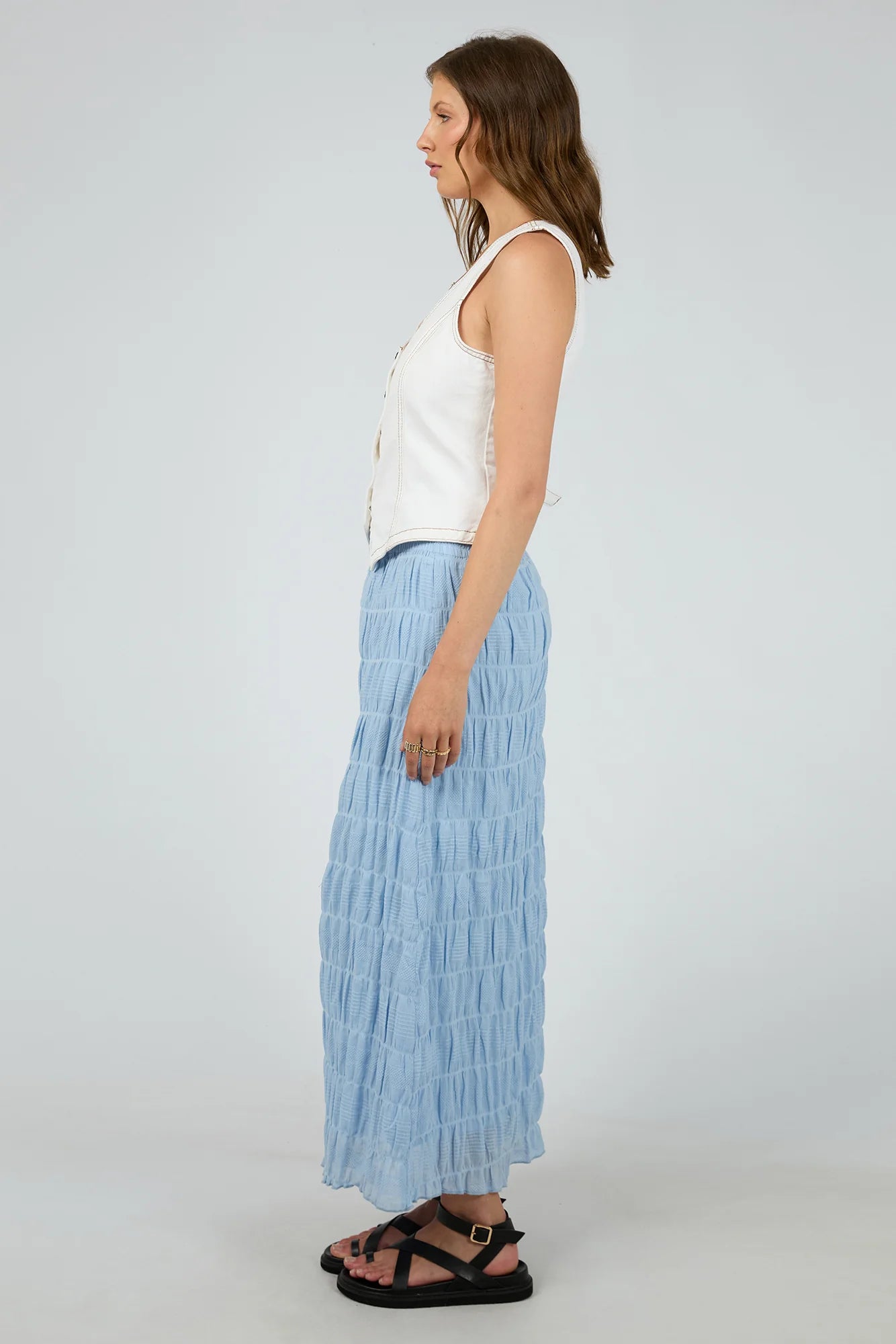 All About Eve - MAUDE MAXI SKIRT - OCEAN