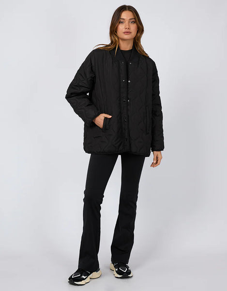 All About Eve - ACTIVE QUILTED JACKET - BLACK