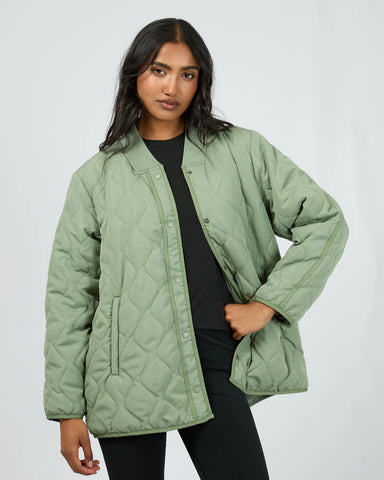 All About Eve - ACTIVE QUILTED JACKET - KHAKI