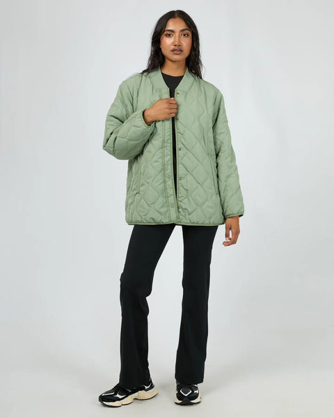 All About Eve - ACTIVE QUILTED JACKET - KHAKI