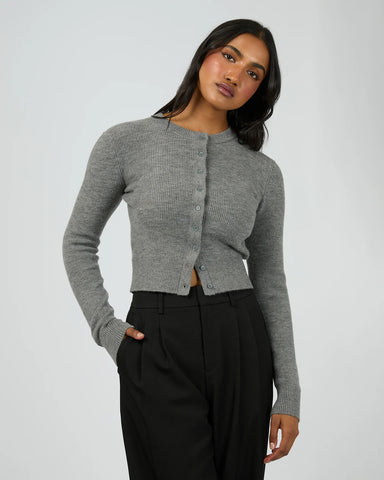 All About Eve - WALDORF CARDIGAN - GREY