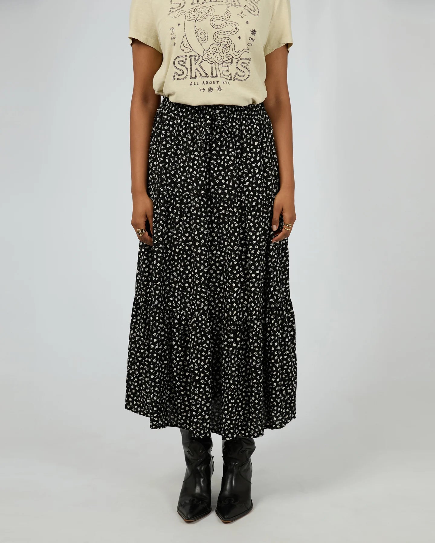 AAE Wren Maxi Skirt - Black