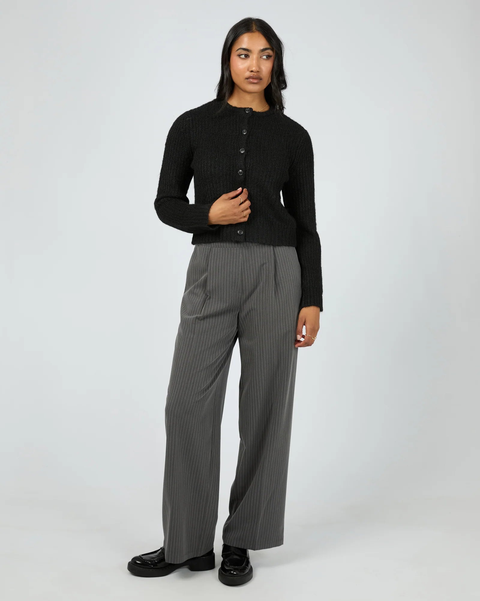 AAE AYA CARDIGAN  - BLACK