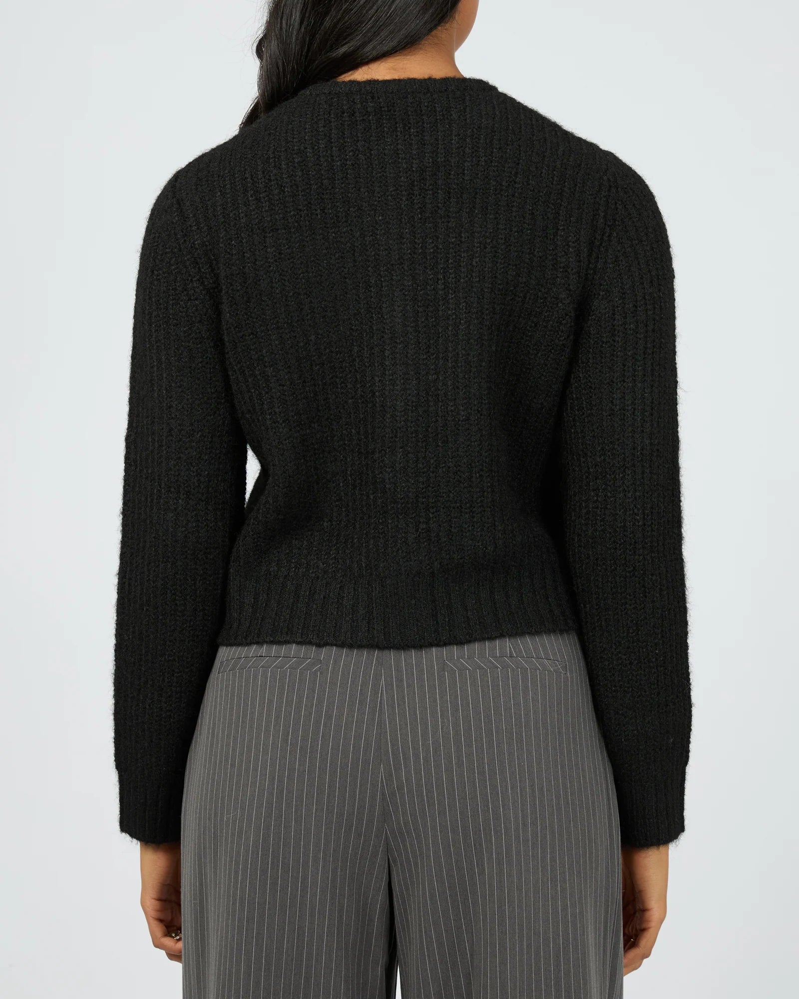 AAE AYA CARDIGAN  - BLACK