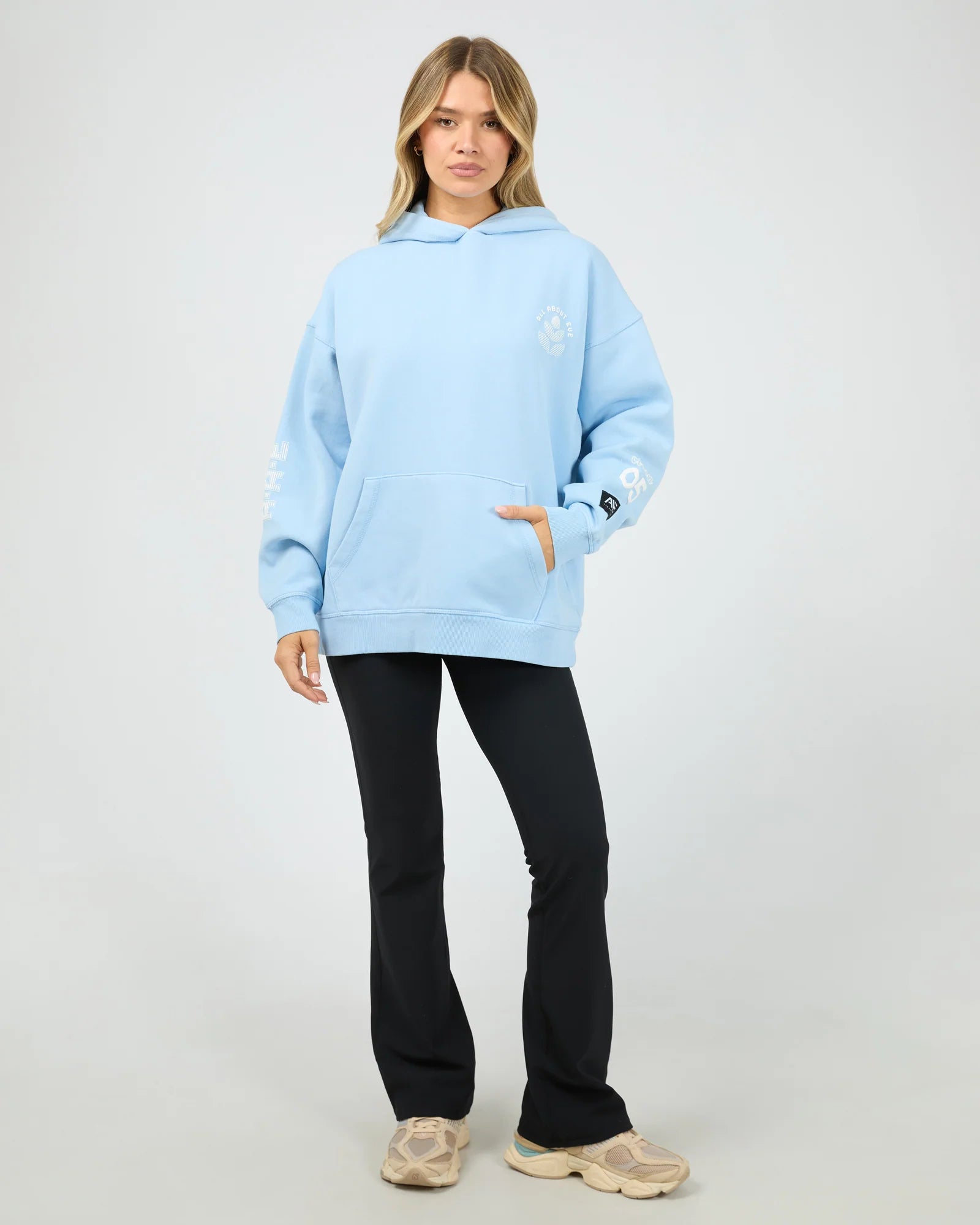 ALL ABOUT EVE - SERENE RELAXED HOODIE - BLUE