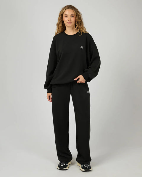 ALL ABOUT EVE - LUXE ACTIVE BOX CREW - BLACK