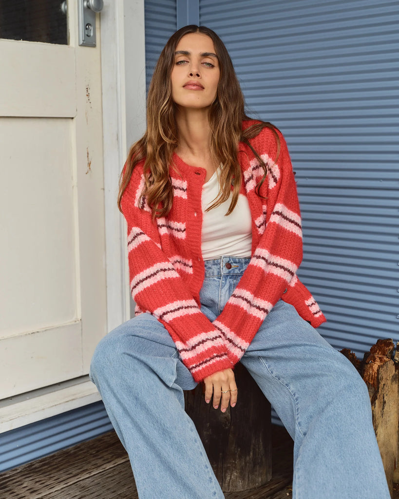 ALL ABOUT EVE - LIVIA CARDIGAN - STRIPE