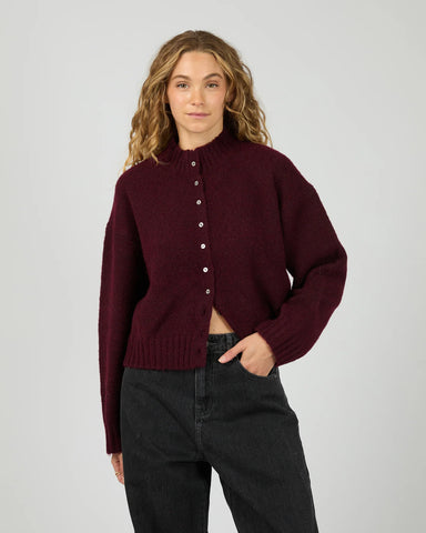 ALL ABOUT EVE - ROSALIA CARDIGAN - WINE