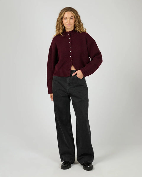 ALL ABOUT EVE - ROSALIA CARDIGAN - WINE