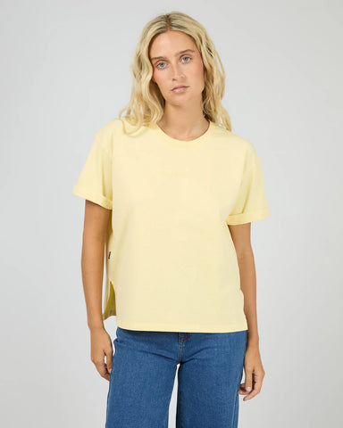ALL ABOUT EVE - WASHED TEE - LEMON