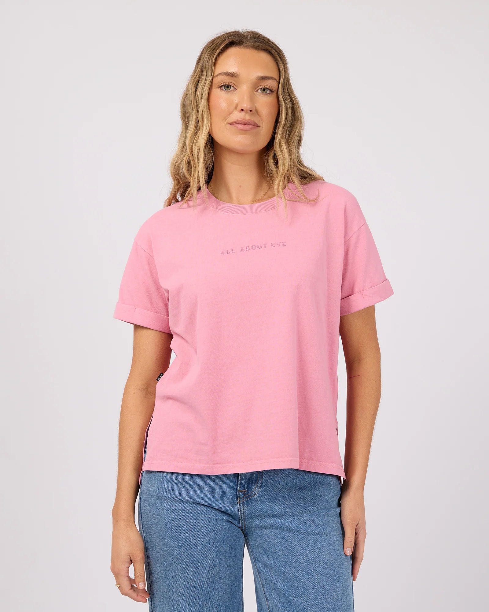 ALL ABOUT EVE - WASHED TEE - ORCHID