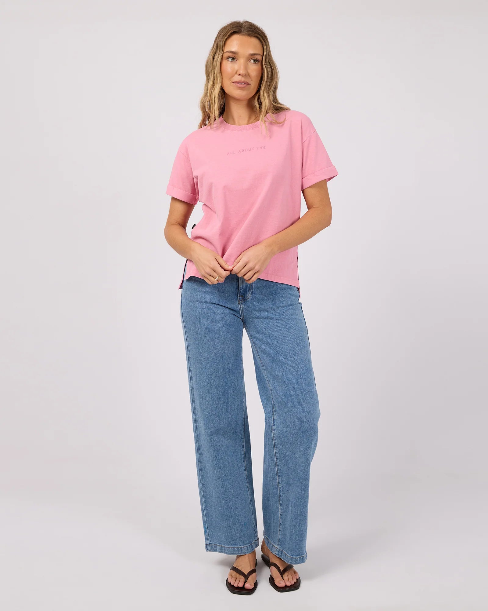 ALL ABOUT EVE - WASHED TEE - ORCHID
