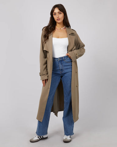 All About Eve - EVE STAPLE TRENCH COAT - TAN