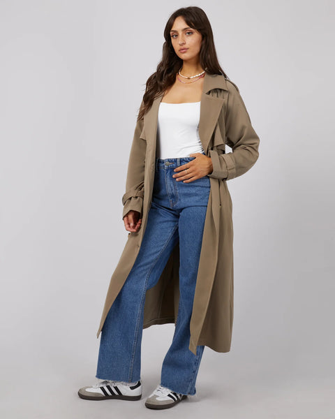 All About Eve - EVE STAPLE TRENCH COAT - TAN