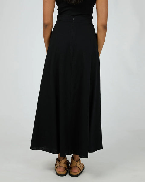 AAE ESSENTIAL MAXI SKIRT - BLACK