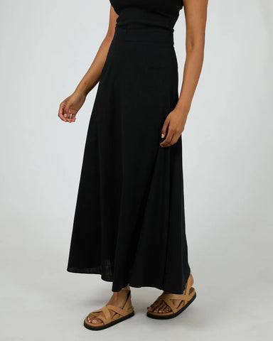 AAE ESSENTIAL MAXI SKIRT - BLACK